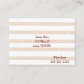 Cartes de visite, Cartes de visite de clous (Dos)