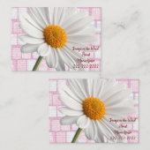 Cartes de visite, Cartes de visite de Florist Dais (Devant / Derrière)