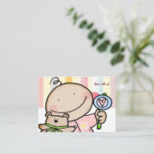 Cartes de visite cartes de visite de garderie (Debout devant)