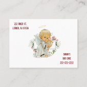 Cartes de visite, Cartes de visite de garderies (Dos)