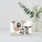 Cartes de visite, Cartes de visite de la vache en (Debout devant)