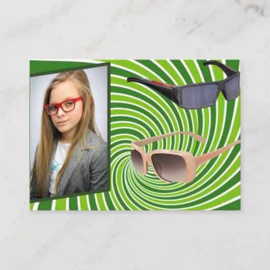 Cartes de visite, Cartes de visite de la vision de (Devant)