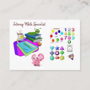 Cartes de visite, Cartes de visite de l'enseigneme