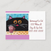 Cartes de visite, Cartes de visite de pattes de ch (Dos)