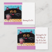 Cartes de visite, Cartes de visite de pattes de ch (Devant / Derrière)