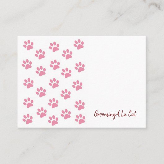 Cartes de visite, Cartes de visite de pattes de ch (Devant)