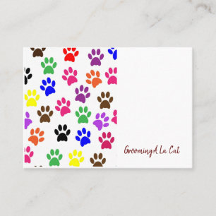 Cartes de visite, Cartes de visite de pattes de ch