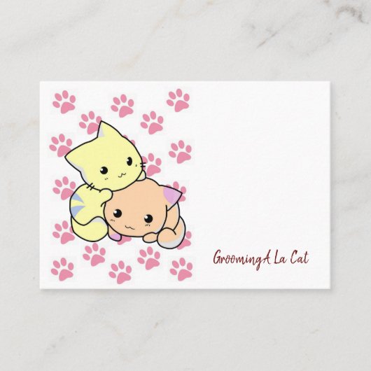 Cartes de visite, Cartes de visite de pattes de ch (Devant)