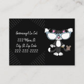 Cartes de visite, Cartes de visite de pattes de ch (Dos)