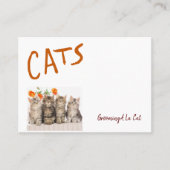 Cartes de visite, Cartes de visite de pattes de ch (Devant)