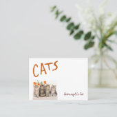 Cartes de visite, Cartes de visite de pattes de ch (Debout devant)