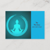 Cartes de visite, Cartes de visite de yoga (Dos)