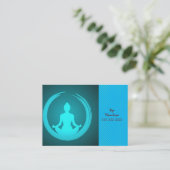Cartes de visite, Cartes de visite de yoga (Debout devant)