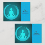 Cartes de visite, Cartes de visite de yoga (Devant / Derrière)