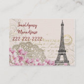 Cartes de visite, Cartes de visite des agences de  (Dos)