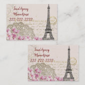 Cartes de visite, Cartes de visite des agences de  (Devant / Derrière)