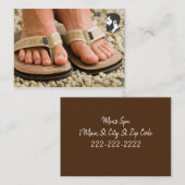 Cartes de visite, Cartes de visite Spas hommes (Devant / Derrière)