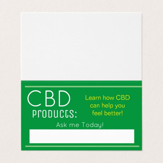 cartes de visite cbd (Extérieur déplié)