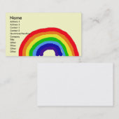 Cartes de visite CD d'art d'arc-en-ciel (Devant / Derrière)