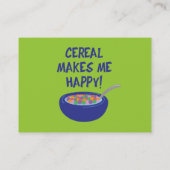 Cartes de visite céréaliers (Dos)