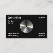 Cartes de visite charpentiers (Devant)