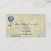 Cartes de visite chauds de ballon de l'Aire (Dos)