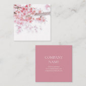  CARTES DE VISITE: CHERRY BLOSSOMS (Devant / Derrière)