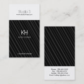 Cartes de visite chics (Devant / Derrière)