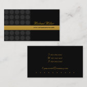 Cartes de visite chics (Devant / Derrière)