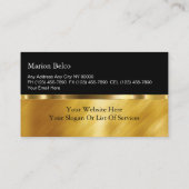 Cartes de visite chics d'agent immobilier (Dos)