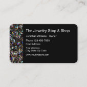 Cartes de visite chics de bijoux (Devant)