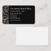 Cartes de visite chics de bijoux (Devant / Derrière)