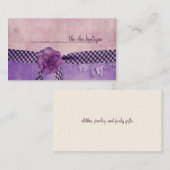 Cartes de visite chics de boutique (Devant / Derrière)