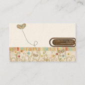 Cartes de visite chics de boutique (Dos)