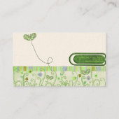 Cartes de visite chics de boutique (Dos)