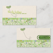 Cartes de visite chics de boutique (Devant / Derrière)