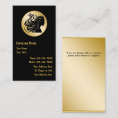 Cartes de visite chics de coiffure (Devant / Derrière)