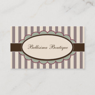 Cartes de visite chics de concepteur de boutique :