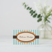 Cartes de visite chics de concepteur de boutique : (Debout devant)