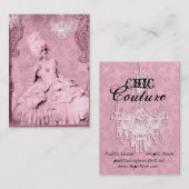 Cartes de visite chics de couture de Marie (Devant / Derrière)