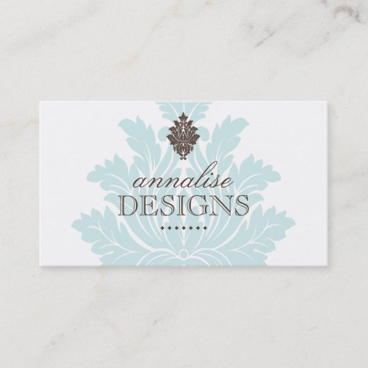 Cartes de visite chics de dessinateur d'intérieurs (Devant)