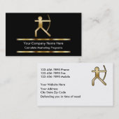 Cartes de visite chics de la publicité (Devant / Derrière)