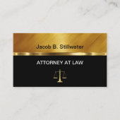 Cartes de visite chics de mandataire (Devant)