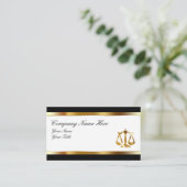 Cartes de visite chics de mandataire (Debout devant)