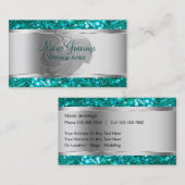 Cartes de visite chics de maquilleur (Devant / Derrière)