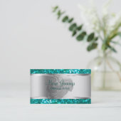 Cartes de visite chics de maquilleur (Debout devant)