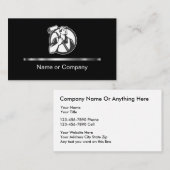 Cartes de visite chics de thème de peintre (Devant / Derrière)