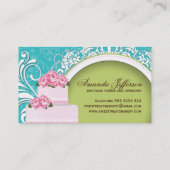 Cartes de visite chics et élégants d'artiste de (Dos)