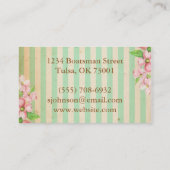 Cartes de visite chics minables (Dos)