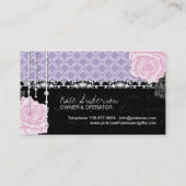 Cartes de visite chics minables (Dos)